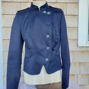 Karen Millen Military Fitted Navy Coat Size 8 (UK Size 12)